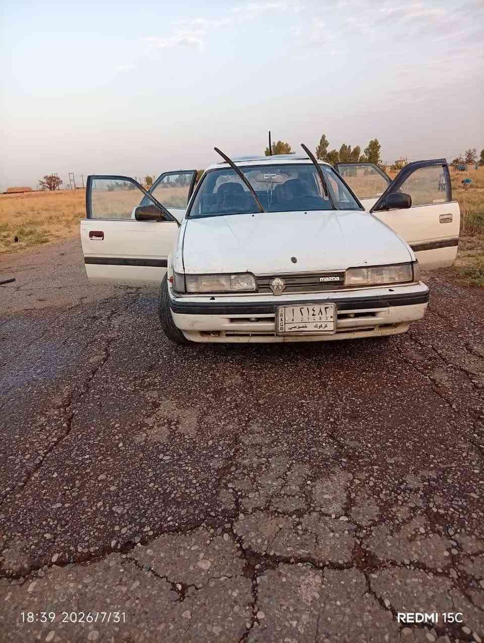 مازدة ٦٢٦ محرك سبورت نظيف كير نظيف تايرات نص عمر سنوية ٢٧ بسمي بطاقة بانزين داخله حلو السعر 30 ***********
