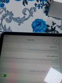 ايباد Air 13 معالج M2 حجم 13  جديد ما مستخدم  بطاريه 100 مشحون 1  مع ك...