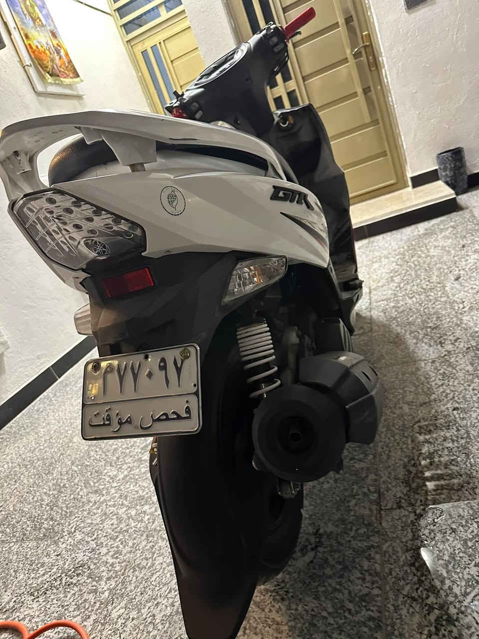 جيتي ار 
لون ابيض خمسينيه ختم واحد وي مكينه 
دراجه مكفوله كفاله عامه ماعده ملاحضات بسيطه بل بجم موضحه بالصور دراجه خير من الله كله شغاله مابيه اي نقص سعرها مليون و100وبيها مجال لشراي مكاني بلديات شارع مصرف رقمي متواجد وتساب ***********
