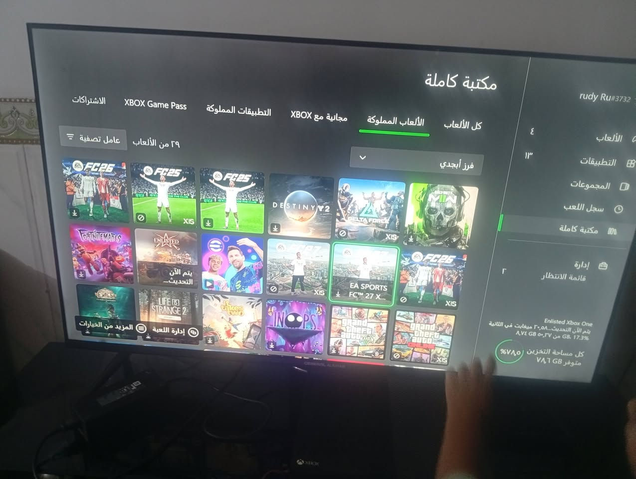 اكس بوكس ون • ٢٤ لعبة • يد شغّالة