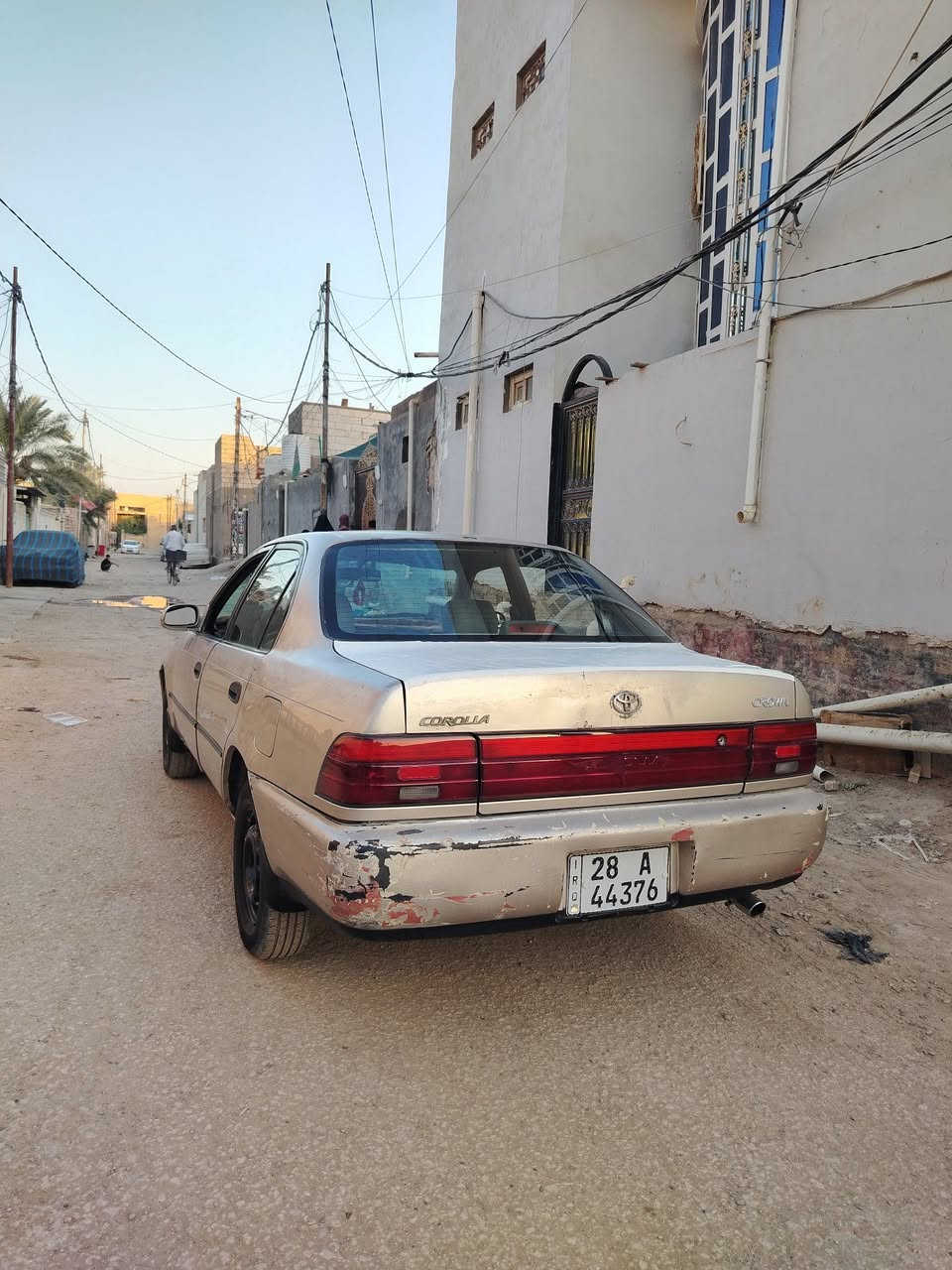 السلام عليكم
كورلا للبيع موديل 1993 سيارة مكفوله حداديه نضيفه دوشمه جديد رقم نجف باسمي   سنويه جديد  لل 2031  السعر 45 وبيهه مجال بسيط للشراي  مكاني النجف للاستفسار الاتصال على ***********
