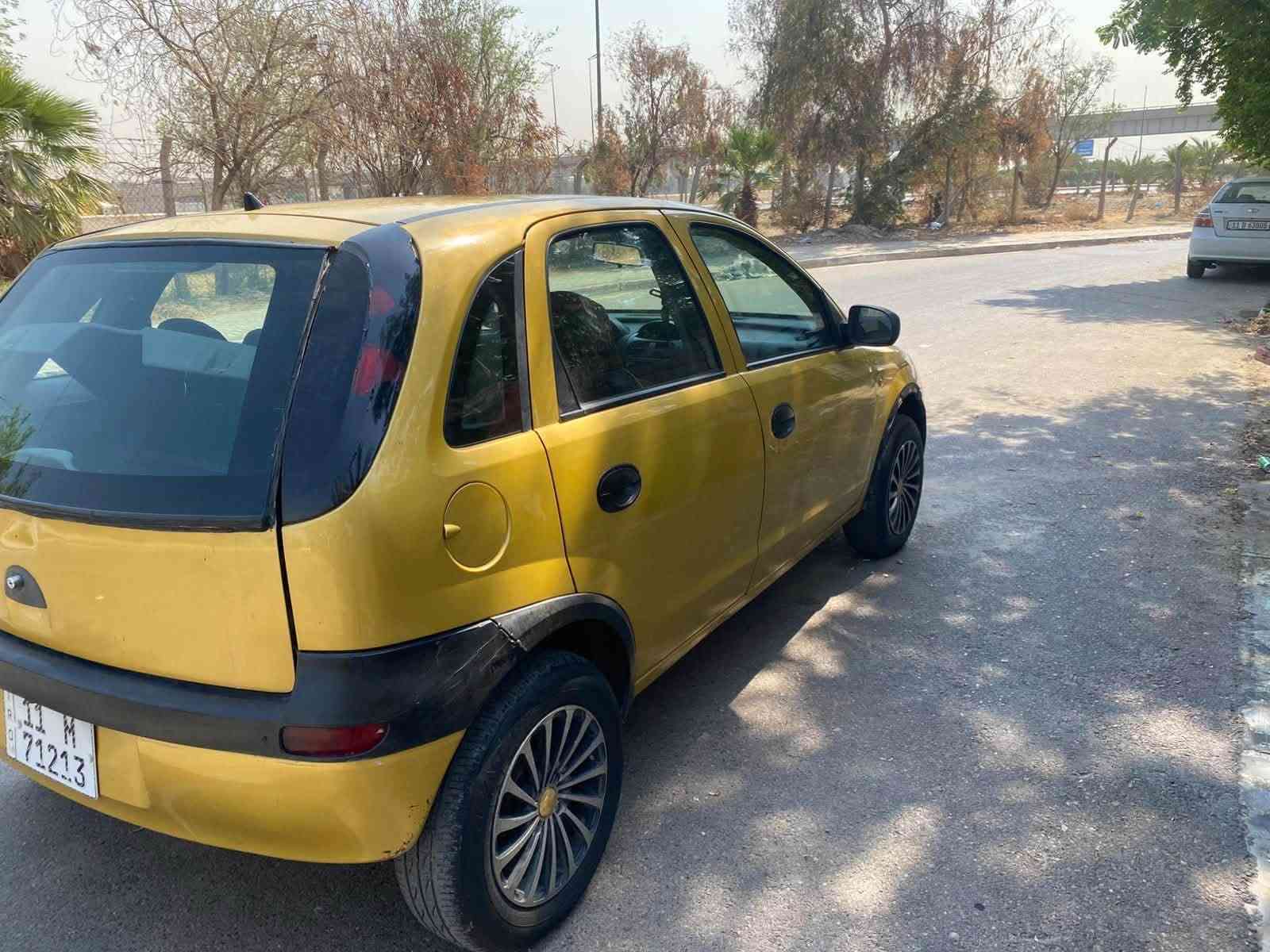 سلام عليكم اوبل كورسه موديل ٢٠٠٢ سياره جاهزه تبريد كير ومحرك جاهزه سياره اي نقص مابيها سنويه بأسمي رقم بغداد وكير اوتوماتيك المكان بغداد جديده الون ذهبي اصفر السعر ٣٥ وبيها مجال الرقم ***********
