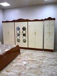 غرفة اخشاب  بسعر  950   ⚜️تفاصيل الغرفة ....⚜️  صاج خارج ٤ملم ام دي اف...