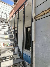 حداد متجول في بغداد ابو قمر تم عمل درج خدمات كامل وحديد ثقيل 3ملم الات...