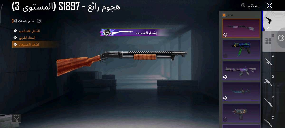 حساب ببجي • مستوى ٧٤ • ١٦ سلاح