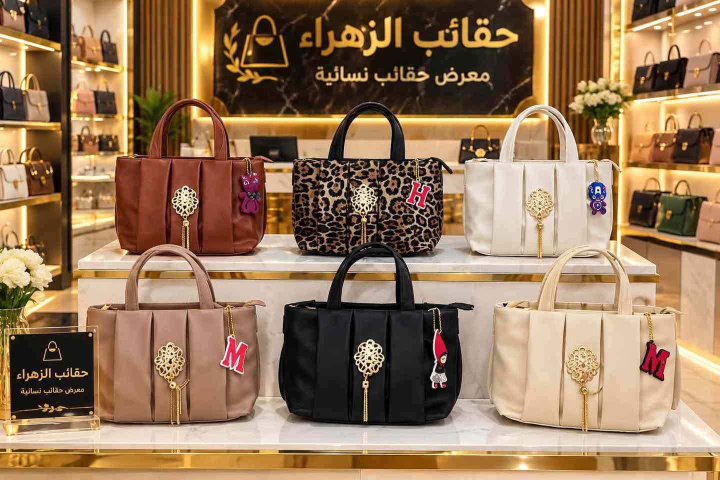 كوليكشن جديد من الحقائب النسائية الرائعة كوالتي عالي جملة فقط للحجز يرجى مراسلة الصفحة 📩📩
او الاتصال على الهاتف ☎️☎️☎️*********** واتساب
يوجد توصيل كافة محافظات العراق 🚕🚕

نص مكتوب في الصور:
- حقائب الزهراء أناقة تدوم .. وجودة بتعبر عنك لمسة فخامة خامة مميزة تصاميم راقية جودة عالية اختاري تميزك كل حقيبة ... تحكي عن ذوقك