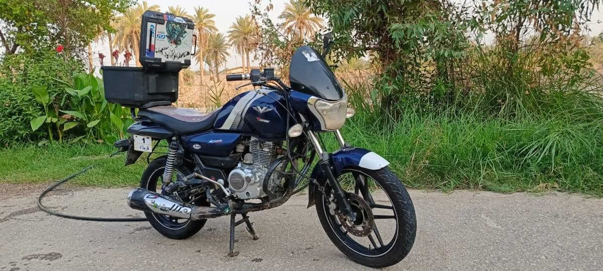 سلام عليكم دراجهv15 باجاج أوراق اصولي محرك قبل 15يوم شاده مال دايون عضم تخم تاير دراجه مابيه اي نقص مكاني خان نص ستفسار واتساب ***********
