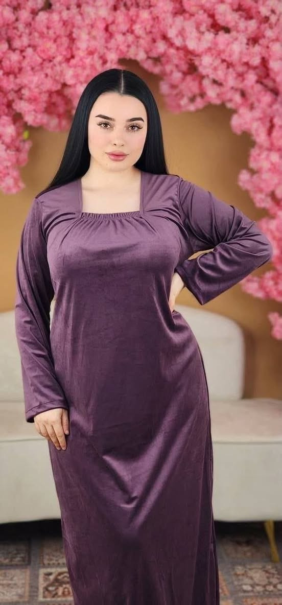 دشداشة • مخمل ثقيل • مقاسات L XL XXL