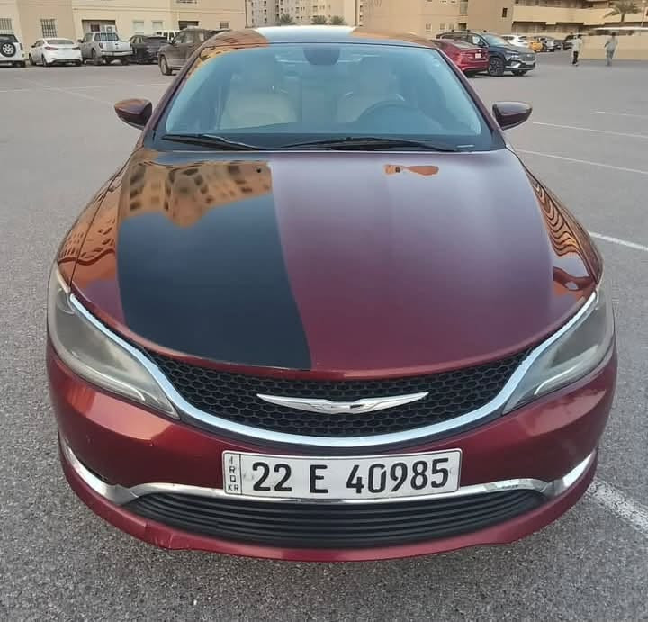 سلام عليكم
🔥 كرايسلر C200 | موديل 2015 🔥
▪️ المحرك: 6 سلندر
▪️ السعة: 3.6 لتر
▪️ الممشى: 180 ميل 
▪️ اللون ماروني
▪️ الداخلية: جلد بيج
▪️ اللوحة: أربيل باسمي – الوقم الجديد
⚙️ المحرك والكير
▪️ محرك 6 سلندر 3.6 لتر
▪️ المحرك والكير كفالة
▪️ السيارة جاهزة 
مواصفات 
 كشنات كهرباء
سايد بريك بصمه 
▪️ داخلية جلد بيج
بدون ارباك▪️
▪️ لون ماروني مميز
▪️ دير جاملغ خلفي شويه بالباب فقط 
▪️ صور الحادث موجودة بالمنشور
📍 الموقع
▪️ بغداد – بسماية
سعر 110 ورقه 
📞 للاستفسار: ***********

نص مكتوب في الصور:
- 1C3CC5FBXFN514818
