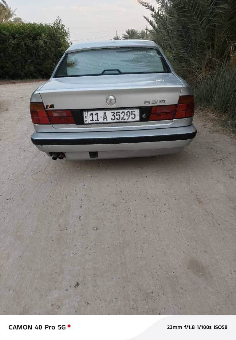 اسلام عليكم 🥰 
مكلف ب نشر ‼️ 
BMW 535 
مكينه مفتوح كير اوتماتيك كير صار سبوع من شديته سياره تخم تاير حداديه جديده تبريد خير من الله  سياره مكفوله  من ضربه او كصه كهربائيات شغله السعر 50 وبيها مجال قليل 
شراي تصل وميكون خاطرك الى طيب 🩶🕊️ ***********
