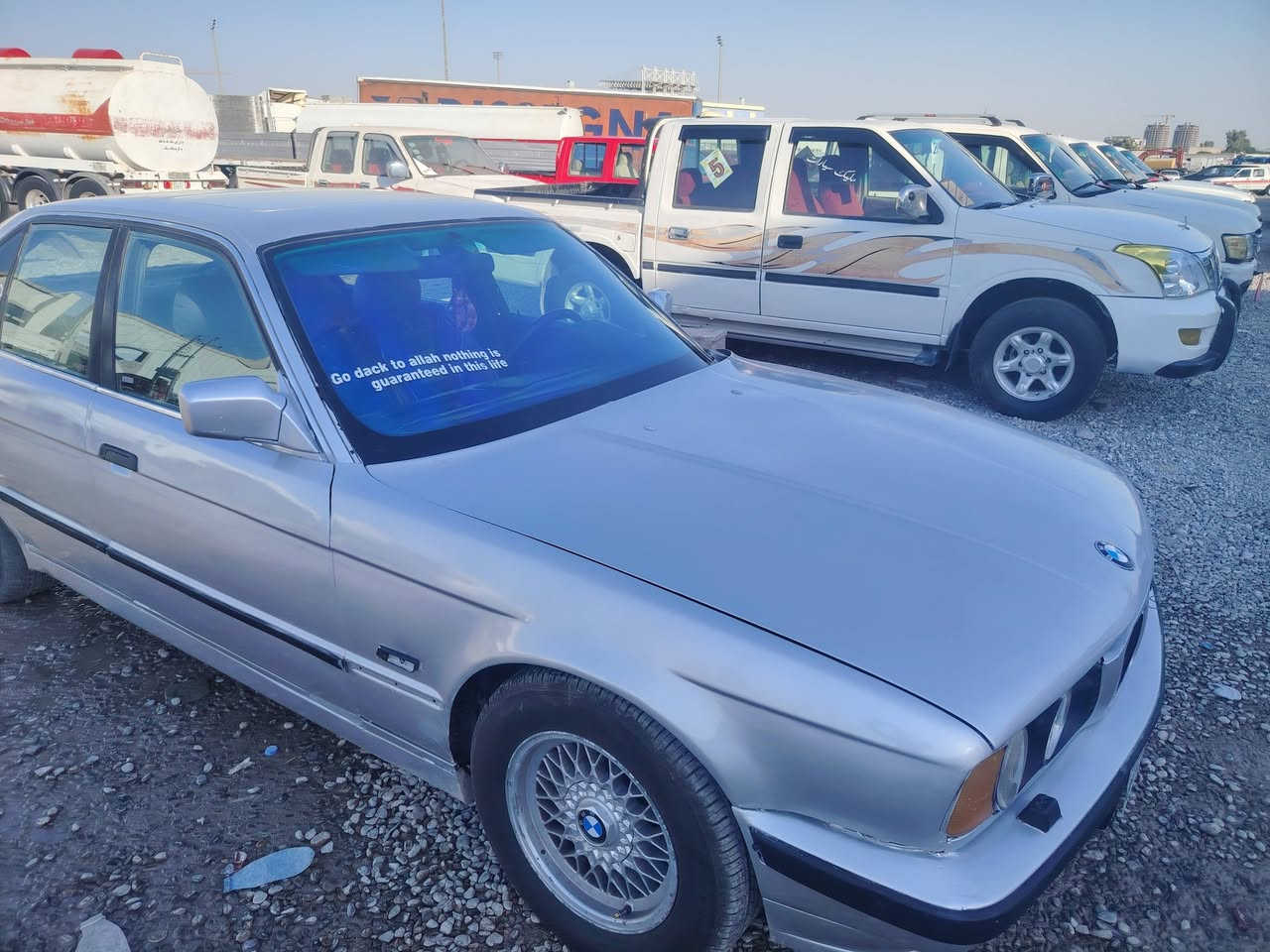 BMW525
موديل 1991
رقم اربيل 
مكينه وكير مكفولات 
كير عادي
تبريد شغال
صدر امامي خلفي جديد
تخم تاير جديد
صبغ عام جماليه
السعر 30
العنوان کلار
الاستفسار ***********

