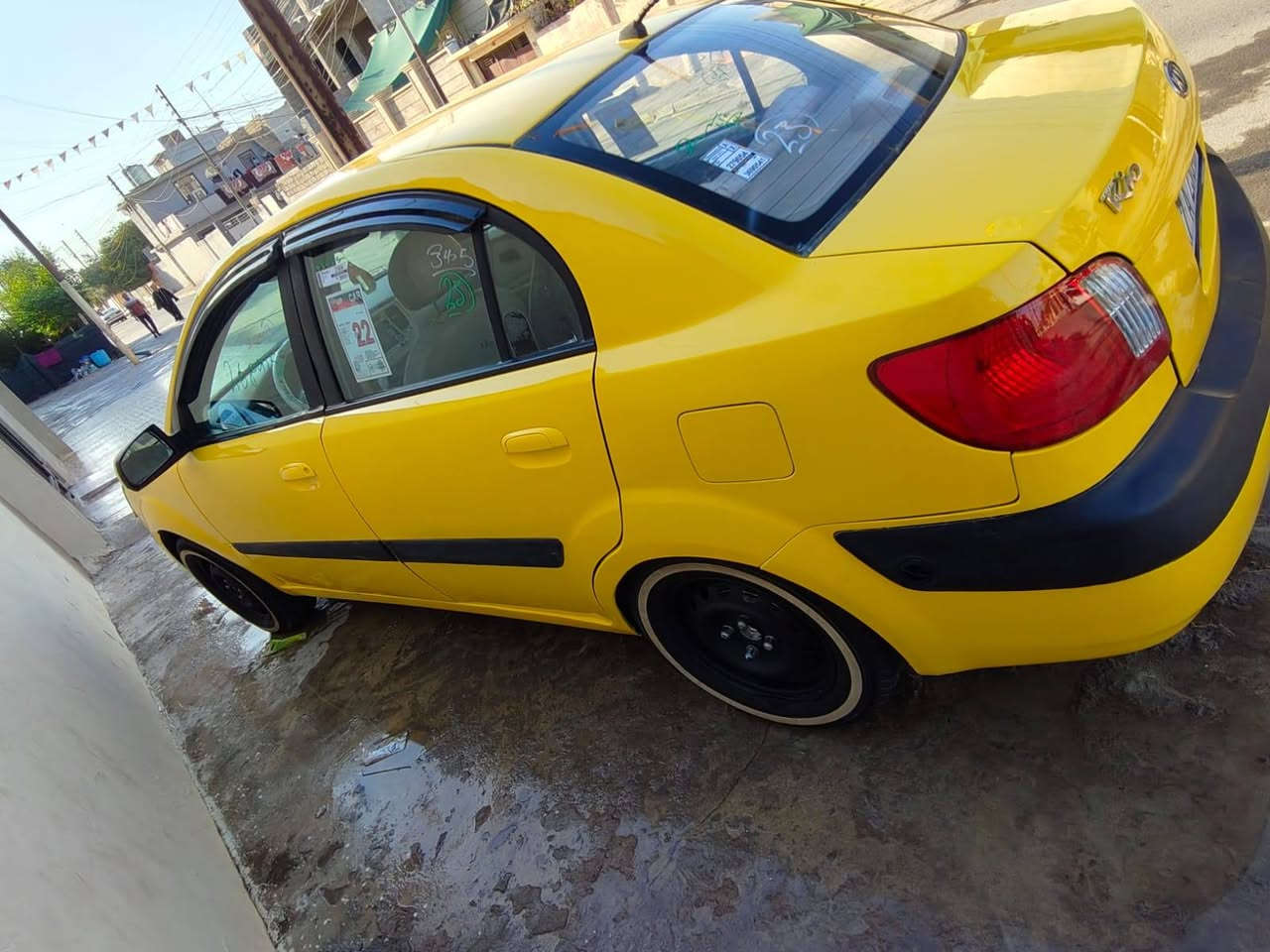 كيا ريو 2008 رقم مثنى بااسمنا تحويل بالموصل رقم انكليزي
منظومة غاز حكومي 
طخم تايرات جديد 
السعر 73 
***********
حي القدس
