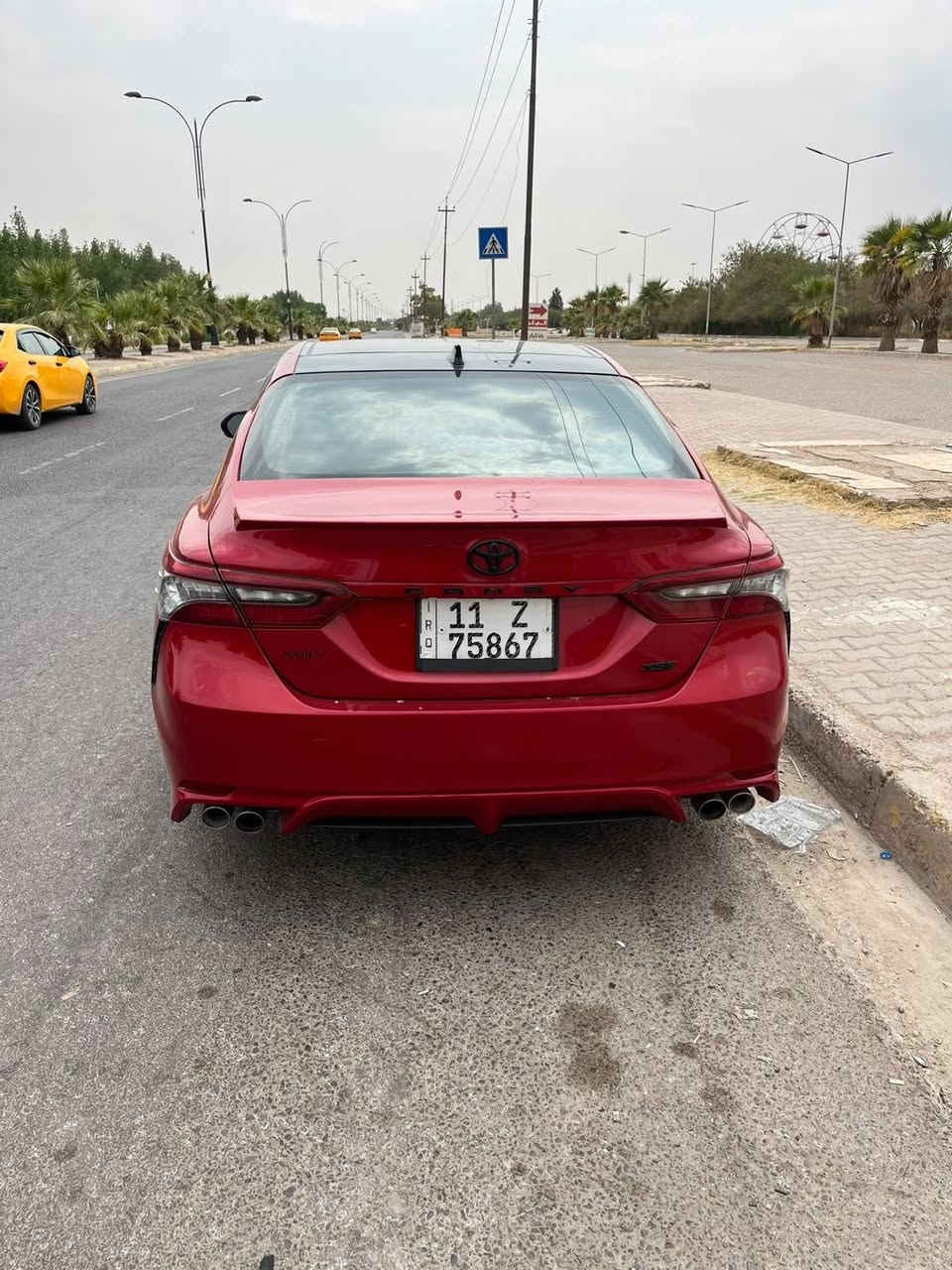 السلام عليكم 
كامري للبيع وارد امريكي 2023 مواصفات xse
فول فول سياره بيه 3قطع رقم بغداد مشروع وطني باسمي ثاني يوم تحويل لون ماروني سياره جديده بمعنه كلمه
الموصفات
كشنات تدفئه
حساسات
تحديد مسار
سقف بانورامي
تحكم علئ منحدرات
بصمه 
مثبت سرعه
مراقبه نقطه العمياء
رادار امامي خلفي
شاشه كبيره
سياره فول مواصفات
السعر 200$
***********
