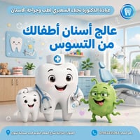عيادة نجلاء السعبري • أسنان أطفال • البراككية شارع المطار