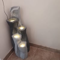 شلال ديكوري • إضاءة • نظيف