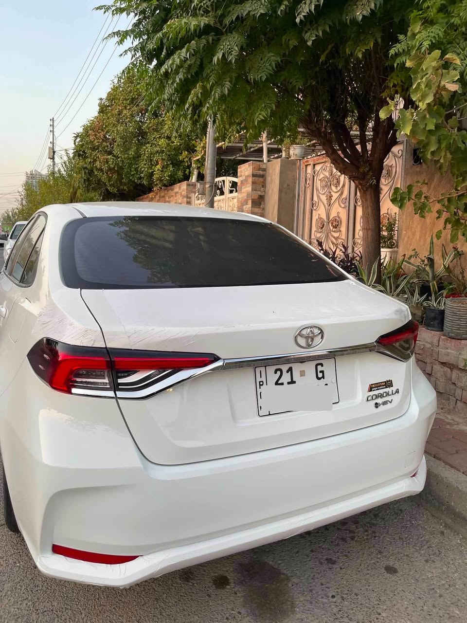 تۆیۆتا کرۆلا سینی شکل خەلیجی مۆدێل ٢٠٢٤
سەیارەکە تەنها ٣٨ هەزار کیلۆمەتر رۆشتووە وەک سفر وایە
بۆیاغ و سارد و پیدیئار و شوختی نیە
هەموو شتێکی بەشەرت 
سەیارەکە hev یە فول مواسەفاتە 
جوانکاری بۆکراوە و سێرڤسی تازەکراوە 
تەحویل و غەرامەی بەشەرت بەناوی خۆمەوەیە
بۆ پەیوەندی *********** السليمانية, العراق
