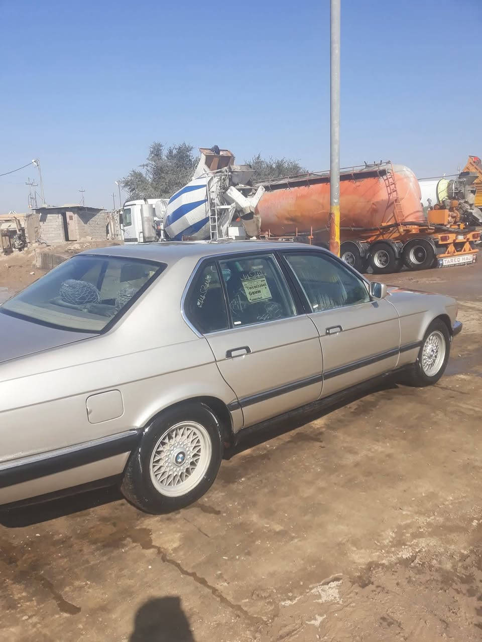 للبيع بي ام 735i موديل 93 كير ومحرك مكفولات تحويل مباشر غرفتها نضيفه تايرات نص عمر السعر 45 وبيها مجال اللاستفسار اتصل ***********  مكان فلوجه مراوس حسب القناعه
