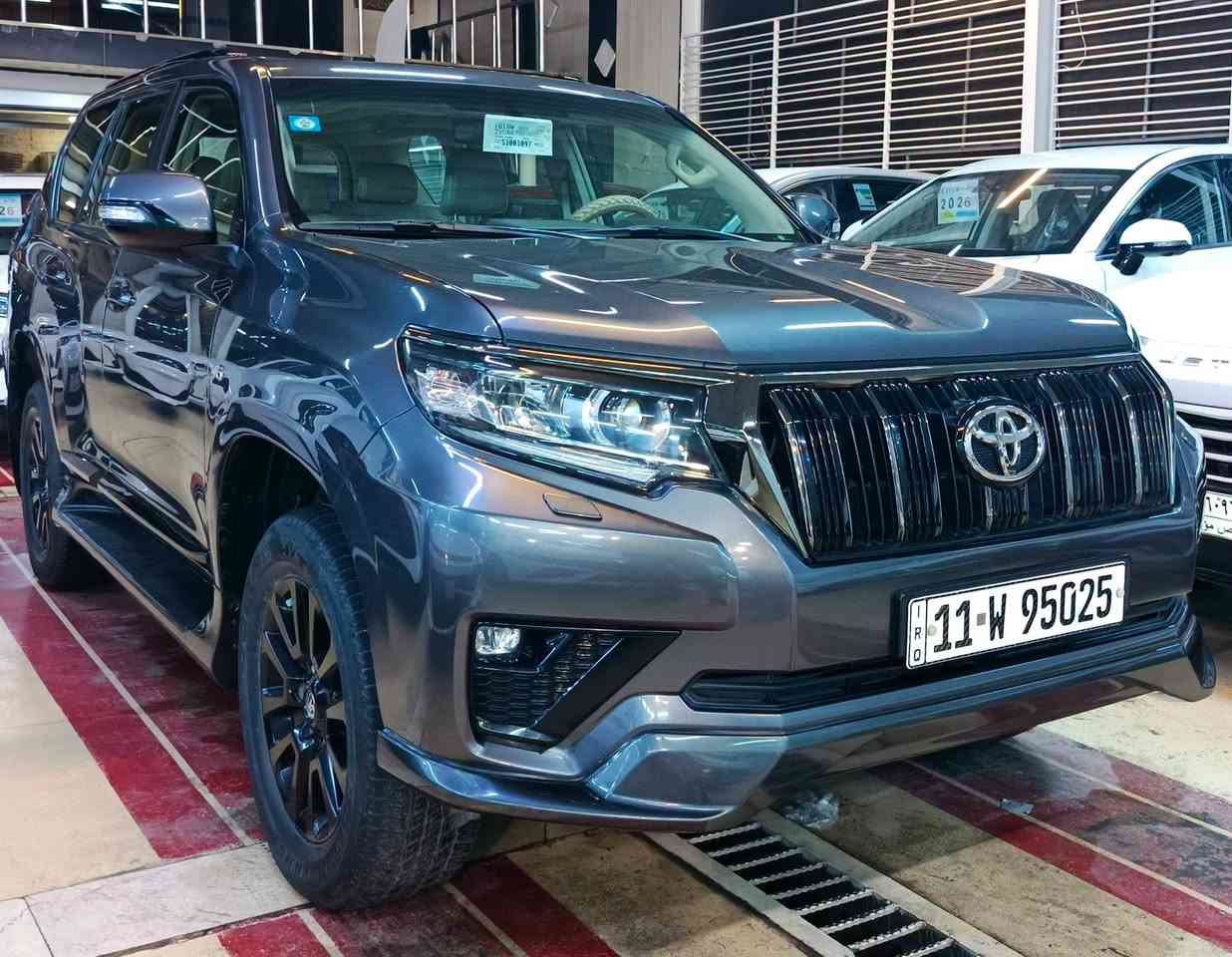 السلام عليكم
تيوتا برادو VX مد نايت خليجي فل مواصفات 2022 رقم بغداد للبيع فقط تحويل مباشر باسم المشتري مع كفالة وضمان ٣ سنوات او ١٠٠٠٠٠كم من تيوتا العراق
انتبه
السيارة لون مميز مكفولة من الصبغ والسمكرة والبارد على وضع الوكالة ماشية 85,000 كم
السعر
48,900 $  ٤٨٩ ورقة سنوية وهزه جديدة ولوحات ثاني يوم تحويل ارخص سعر وبالخير على المشتري

فتحة سقف سلايد بصمة تشغيل عن بعد شاشة كبيرة لمس نفكيشن كاميرا خلفية تحكمات فل بالستيرن وكروز سرعة بلوتوث وحاكية ٨ ايرباك شاحن موبايل واير ليس دشبول ديجيتال ثلاجة وسطية داخل صاج مانع انزلاق وانحدار كشنات جلد اصلي وتدفئة وتبريد كشنات 2 كرسي كهرباء تبريد شاشة لمس ثلاث قطع 7 راكب اشارة بالمري وغلق كهرباء وترحيب حساس خلفي وحساس اطارات وحساس مطر انارة اوتو وعدسة متحركة زنون بالمازدة الامامية ولد نهاري زنون بك لايت لد سستم صوت حمالات سقف فور ويل دبل تانكي بانزين وزراك لايت
ABS AUX  USB  GPS
2 بصمة تشغيل عن بعد 5 ويل كب حجم 18 بلاك محرك 6 سلندر حجم 4000 كير اوتوماتيك والشراي يتصل على رقمي مع تحياتي
***********
بغداد الوزيرية معرض الزبون مجاور المجمع العلمي العراقي قرب تقاطع جامع النداء
البيع نقد فقط
