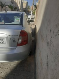اكسنت ٢٠٠٧ خليجي طخة بسيطة جاملغ الخلفي مصلحة على البارد ومرشوشة رش صب...