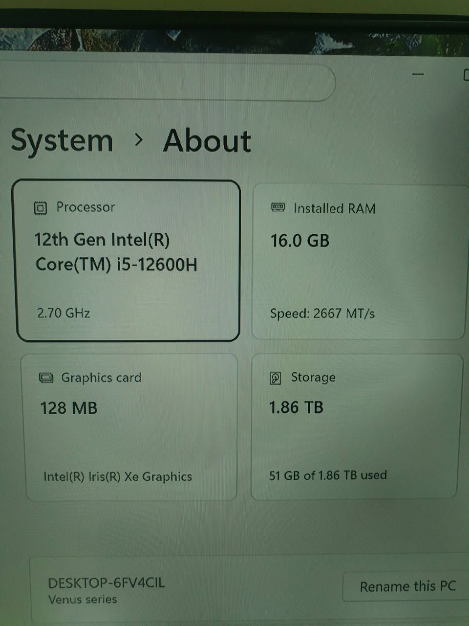 مينسفورم • i5-12600H • رام 16