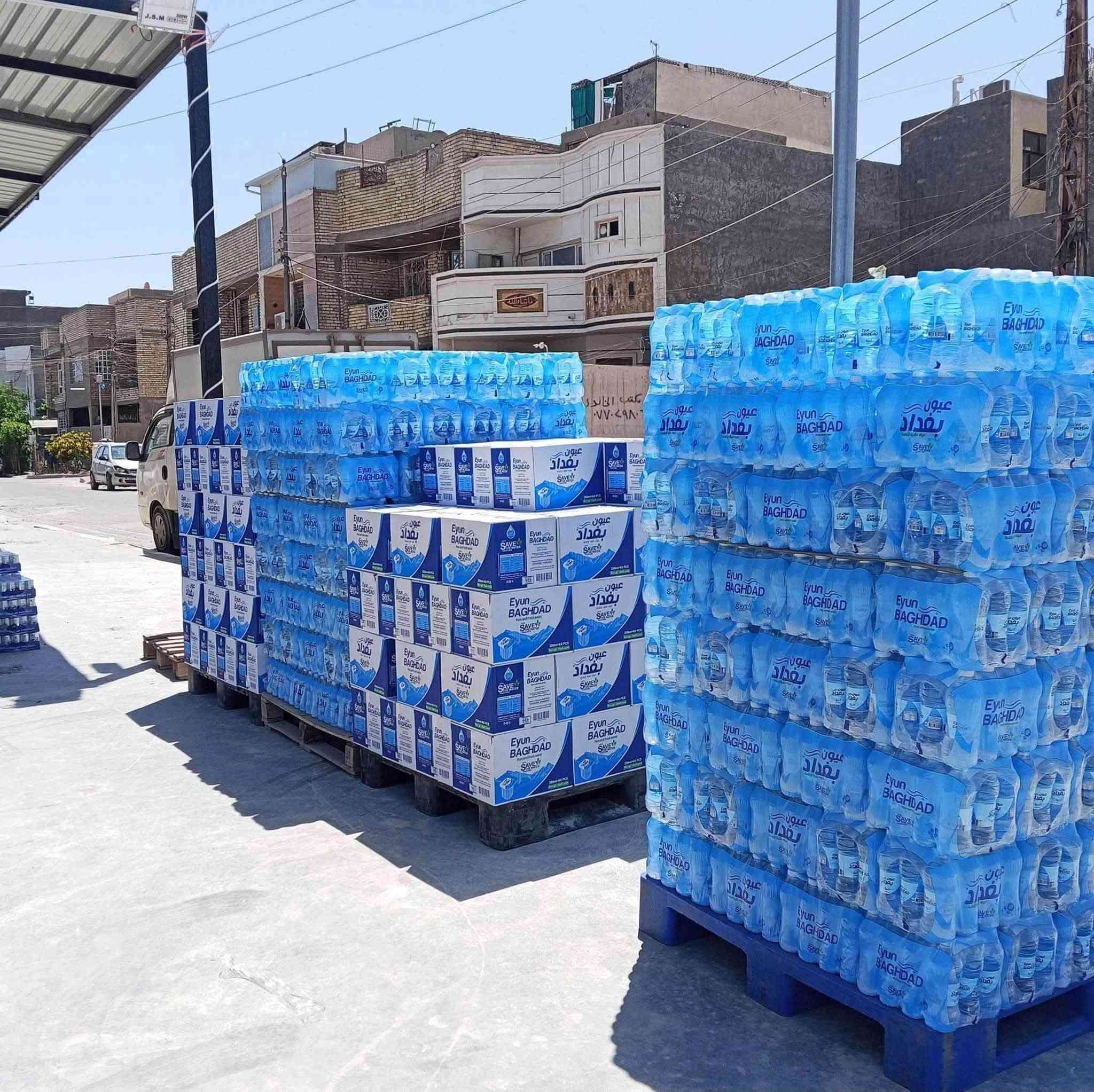 مستلزمات ماء • توصيل تريلات • بغداد مفرد وجملة