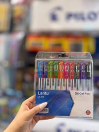 أقلام Lantu • ١٠ قطع • حبر جل زيتي