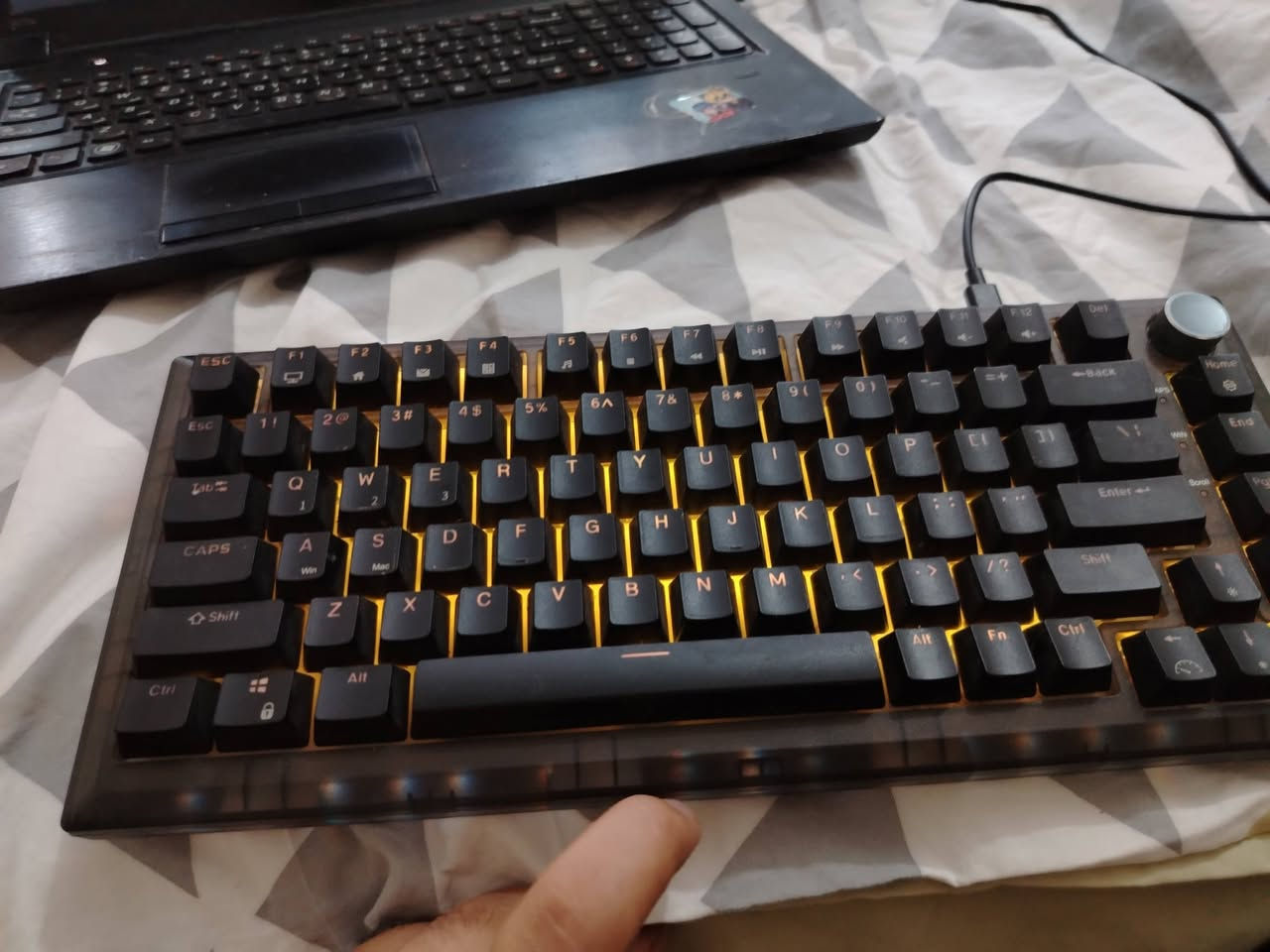 كيبورد ميكانيكي BrownSwitch اسرع من البلو سويج مخصص  Gaming
سعرة 49 الف جديد شرط الفحص موجود ملحقات كاملة الأصلية يشتغل واير واير لس
*********** اتصال أو واتساب
