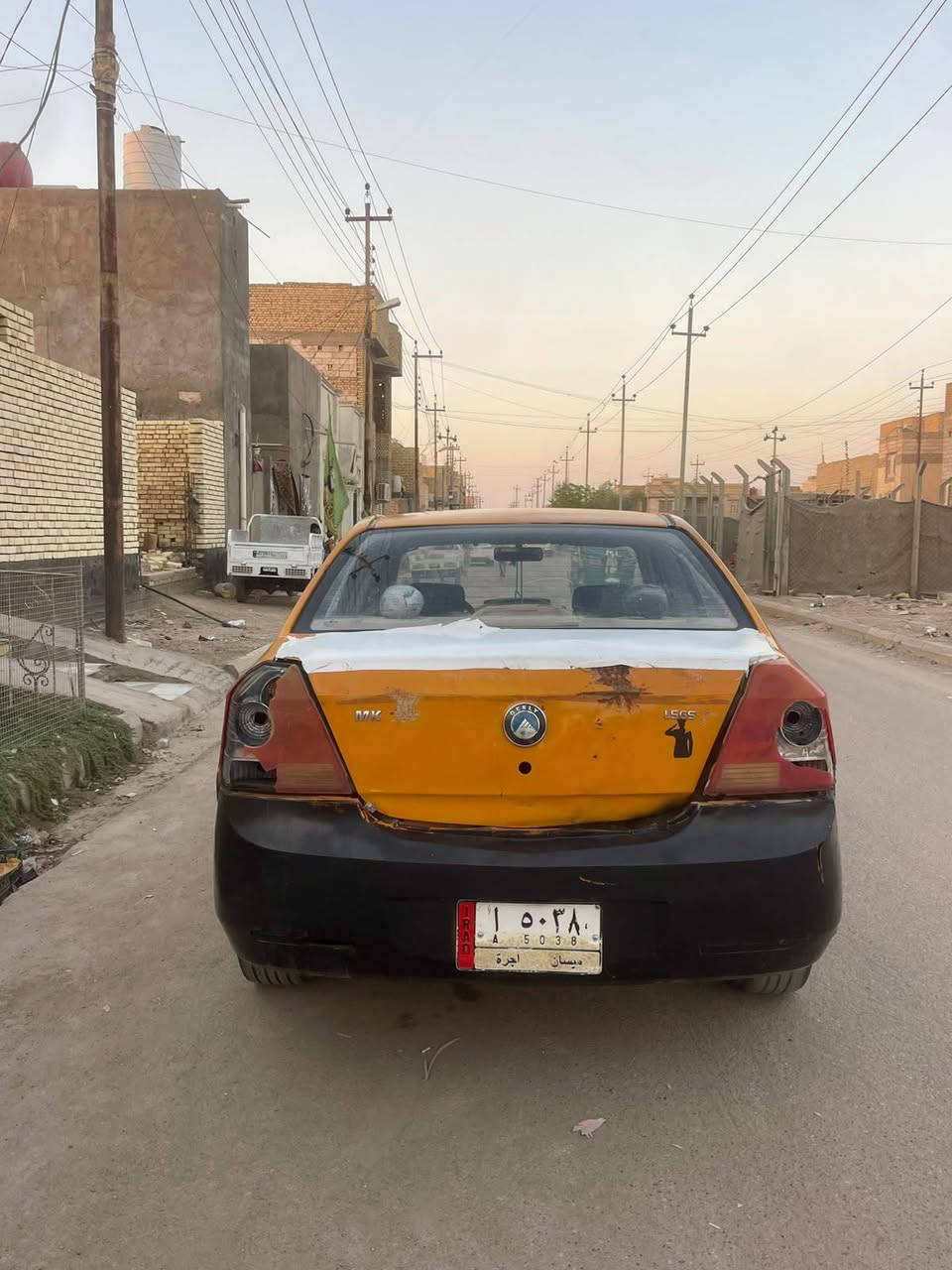 السلام عليكم للبيع او مراوس جلي ام كي موديل ٢٠١١ رقم ميسان مشروع وطني تحويل مباشر مصفرة هيئة وغرامات محرك محور  ١٦٠٠ كورلا بيكاتشو كير حداديه تخم تاير كهربائيات دواخل برانكيتات كله جديد سياره جاهزه ترايك١٤٠ مكان ناصريه مركز السعر١٤ وبيه مجال 
رقم***********
الواتساب ***********
