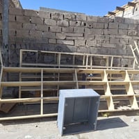 رفوف حديد • بيبان دفتريات • النجف حي نيسان