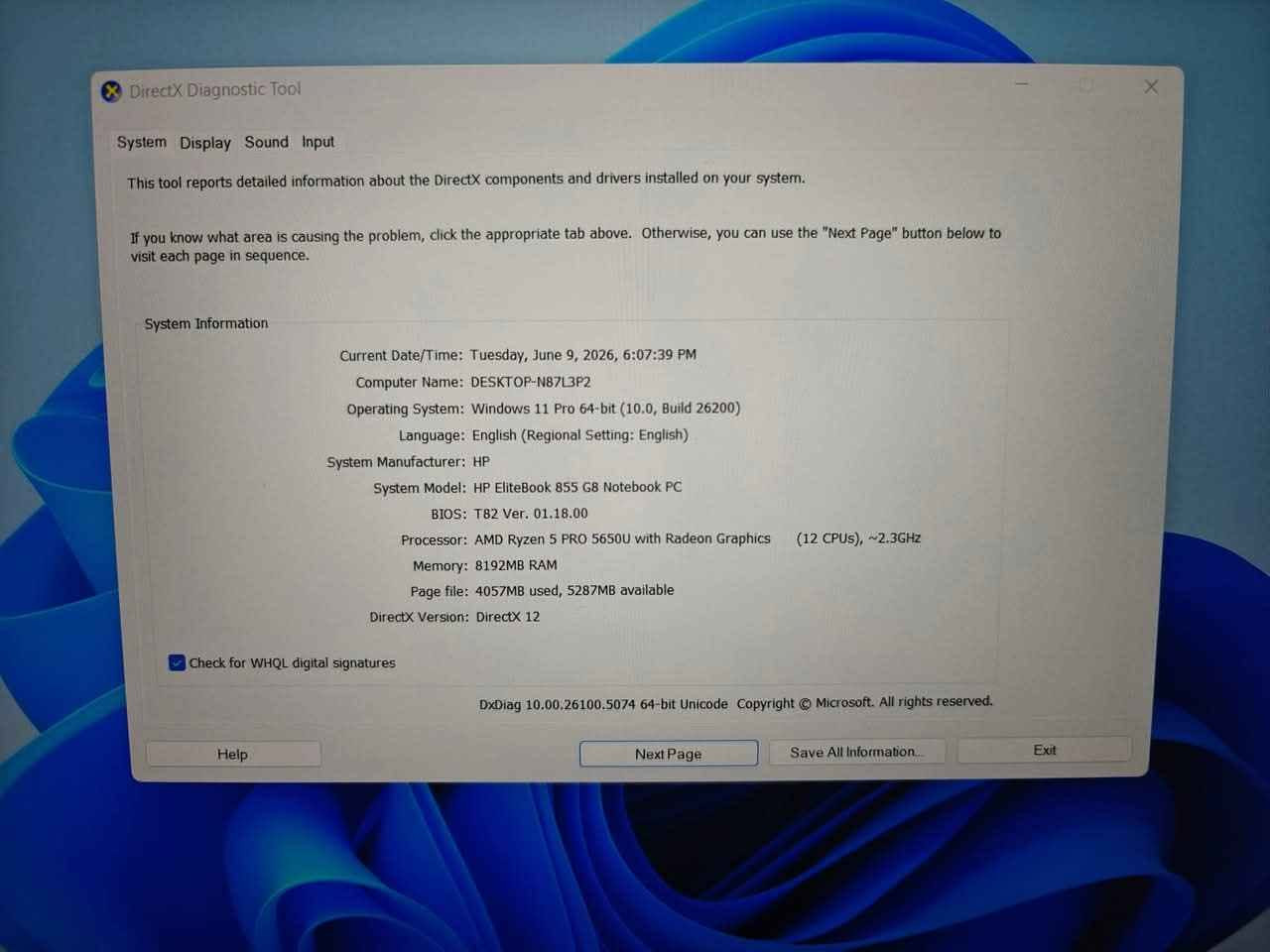 🔥 عرض مميز من ياسر للحاسبات 🔥

💻 HP 855 G8 – الجيل الحادي عشر

⚡ أداء ممتاز للاستخدام اليومي والعملي

💰 السعر: 485 ألف فقط

📌 المواصفات:
🔹 المعالج: AMD Ryzen 5 PRO 5650U
🔹 الرام: RAM:8GB
🔹 التخزين: SSD 256GB
🔹 كرت الشاشة: AMD Radeon Vega Graphics
🔹 الشاشة: 15.6 إنچ FHD

🎯 ينفع لـ:
✅ الدراسة والجامعة
✅ برامج الأوفيس والعمل المكتبي
✅ التصفح ومشاهدة الأفلام
✅ البرمجة والبرامج العملية
✅ التصميم الخفيف والاستخدام اليومي

🎒 الملحقات:
🔹 جنطة لابتوب
🔹 شاحن أصلي

🛡️ ضمان 7 أيام استبدال 

📦 متوفر توصيل لجميع محافظات العراق

 للطلب والاستفسار: 
☎️ اتصال: ***********
💬 واتساب: *********** بغداد, العراق
