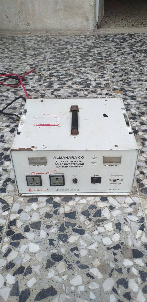 عاكسة شحن وتوليد 
AL MANARA  2000VA 
24 فولت  8امبير 
سعر ١٢٥ الف مدينه الصدر شارع الفلاح 
رقم *********** وات ساب
