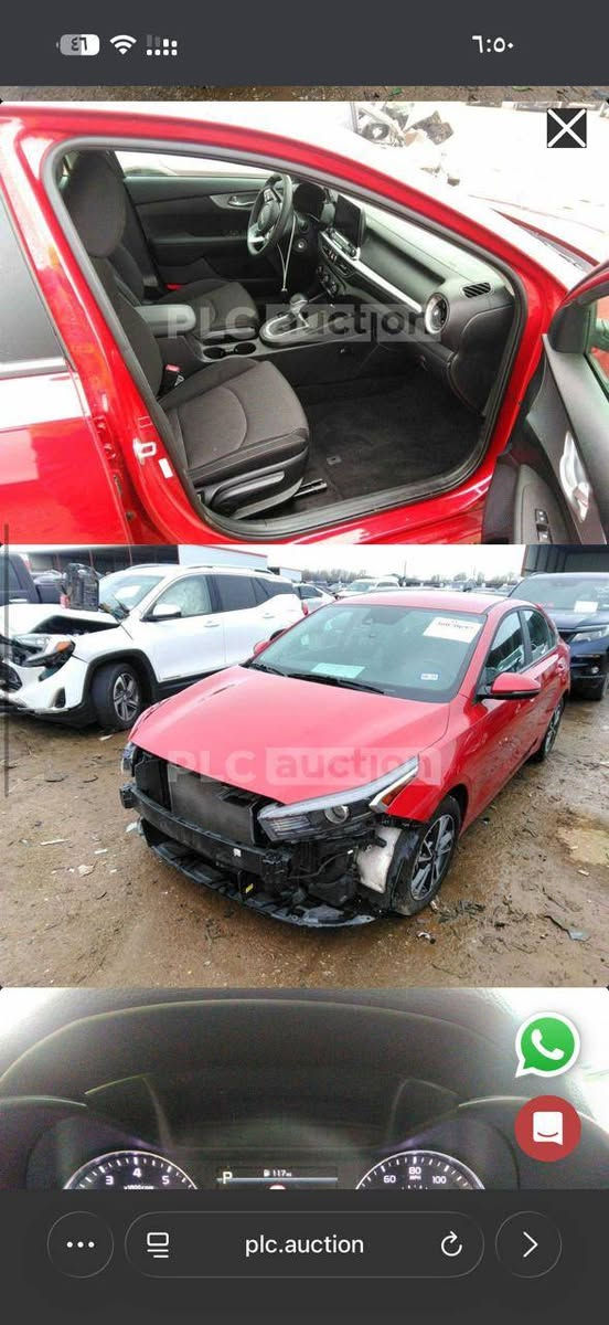 السلام عليكم/كيا فورتي موديل 23 كفالة من الصبغ بيها جامع امامي مبدل بدون صبغ بدون داخل بدون بارد محرك 2000 السيارة علي وضع الشركة جديدة بمعنى الكلمة ماشية قليل تخم تاير جديد بطارية جديدة السعر 135 وبيها مجال العنوان بغداد البياع الشرطة الخامسة ***********
