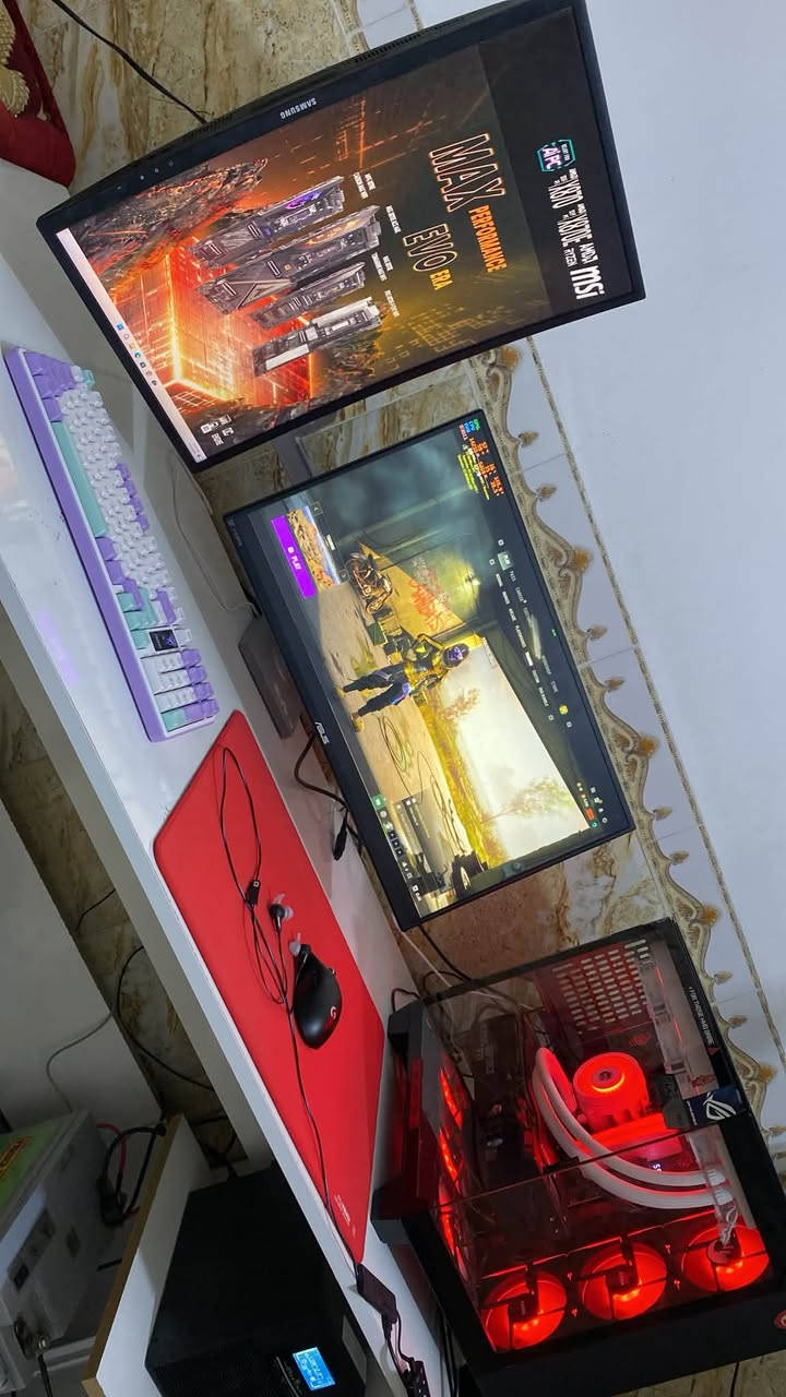 7800x3d 
معالج سعره 300 الف. 
Rtx 3080 10gb aorus master
كارت شاشه سعره 700 الف  
‏Msi x870 MAG Tomahawk Wi-Fi 
مذر بورد مشتغل مرتين سعره 400 الف (ضمان سنه)
Ram 32 2x16 manta 6000 cl30 1.35v
رامات مشتغلات مرتين 750 الف ضمان مدى الحياة 
Liquid freezer iii pro 360 ARCTIC 
مبرد مشتغل مرتين سعره 150 الف 
Power 750 Cooler master white 80+
باور سعره 80 الف بدون كارتونه
Nvm2 wd 500gb gen4x4
هيلث 100‎%‎ سعره 85 الف 
‏Ssd Samsung 870 evo 512gb
هيلث 100‎%‎ سعره 85 الف 
Case corsire 
كيس مع 7 فان  سعره 75 الف 
ماوس سوبر لايت 2 اسود سعره 100 الف 
شاشه سعرها 200 الف ASUS 280hz 24.5 
يو بي اس اونلاين 1kv بطاريه خارجيه 12v لحد 200 امبير مشتغل مرتين ضمان سنه سعره 225 

***********
