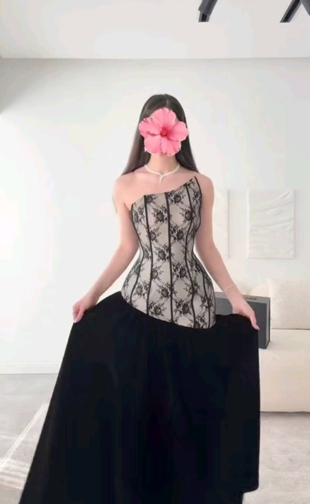 فستان/ قياس ٤٠ /اللون اسود/فساتين مناسبات / حفلات 