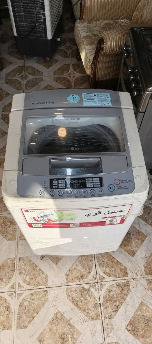 غساله توماتيك الحجم 8كيلو. الغساله LGالسعر 250او بيها مجال للطيبين او للشرايه  الرقم ***********
اكو توصيل داخل اربيل بس سعر التوصيل مو ضمن سعر الغساله

