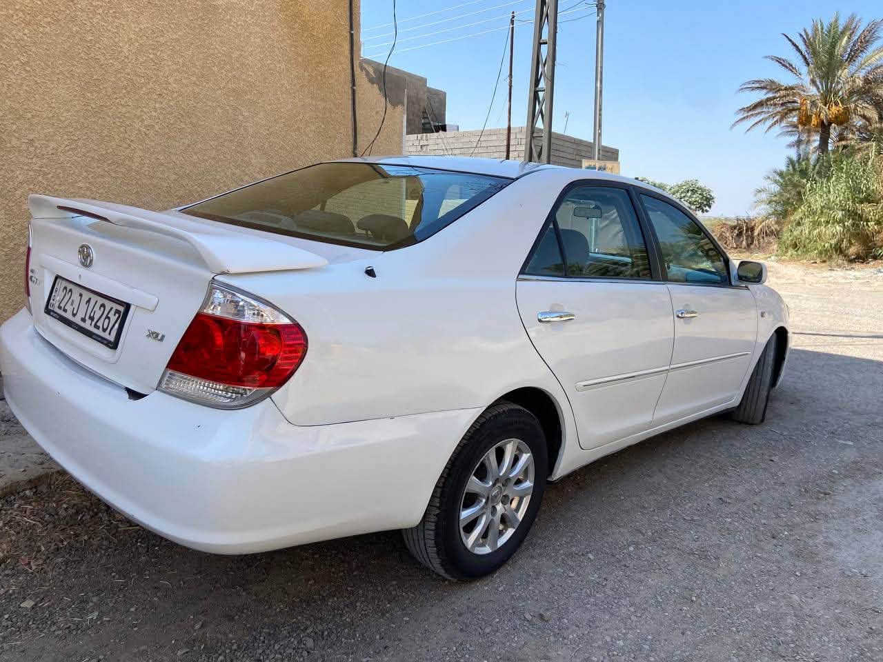 كامري 2006 خليجي
رقم اربيل الدولي 
محرك كير تبريد صدر خير من الله 
بيها جاملغات خلفيه و بيبان خلفيه و باب السكن صبغ فقط 
داخل صاج
سعرها 86 بيها مجال 
للاستفسار ***********
