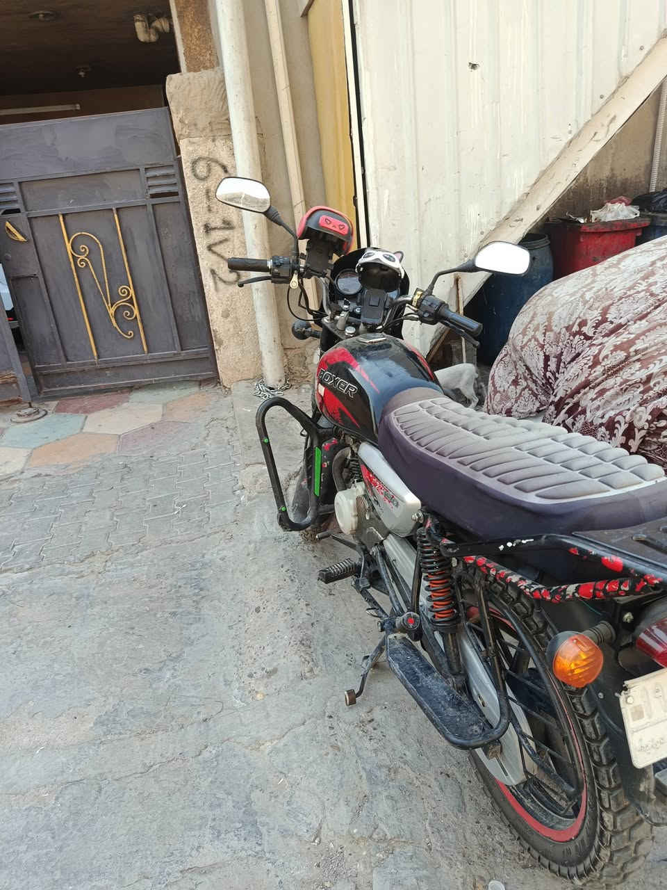 سلام عليكم بوكسر جبلي موديل 23 مرقمه ديالى دراجه بدايت خيط تبخير دراجه ممفتوحه ابد استخدام شخصي عنواني بغداد الدوره السعر مليونين قفل  *********** واتساب

