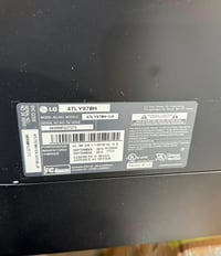 متوفر شاشات نوع LG الأصلي حجم 47 ومواصفاتها موضحه بالصوره متوفر عدد ال...