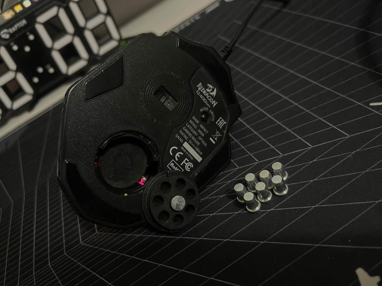 Redragon M908 • مستخدم قليل • 12 زر قابل تخصيص