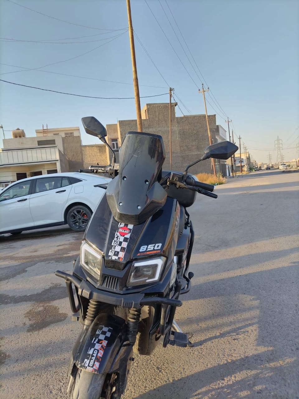للبيع دراجة صاعقة من مؤيد طيارة كهربائية شحن ٦ بطاريات 45A طقم بطاريات قوي جداً أخت الجديدة.
المواصفات:

​منظومة إضاءة LED حديثة مع لايتات زنون وحجم ضخم.

​دعاميات وحماية كاملة (سلايدرات) للبدن.

​يحتوي على صندوق خلفي (جنطة) للتخزين.

​تايرات ونظافة العامة ممتازة جداً ومحافَظ عليها.

​شاشة إلكترونية، بصمة/NFC، وشاحنة وكافة ملحقاتها شغالة.

​السعر: 900 ألف دينار (وبيها مجال بسيط للشراي الجاد).

​المكان: المدائن

​للتواصل:*********** ]

للبيع دراجة صاعقة من مؤيد طيارة كهربائية شحن ٦ بطاريات 45A طقم بطاريات قوي جداً أخت الجديدة.
