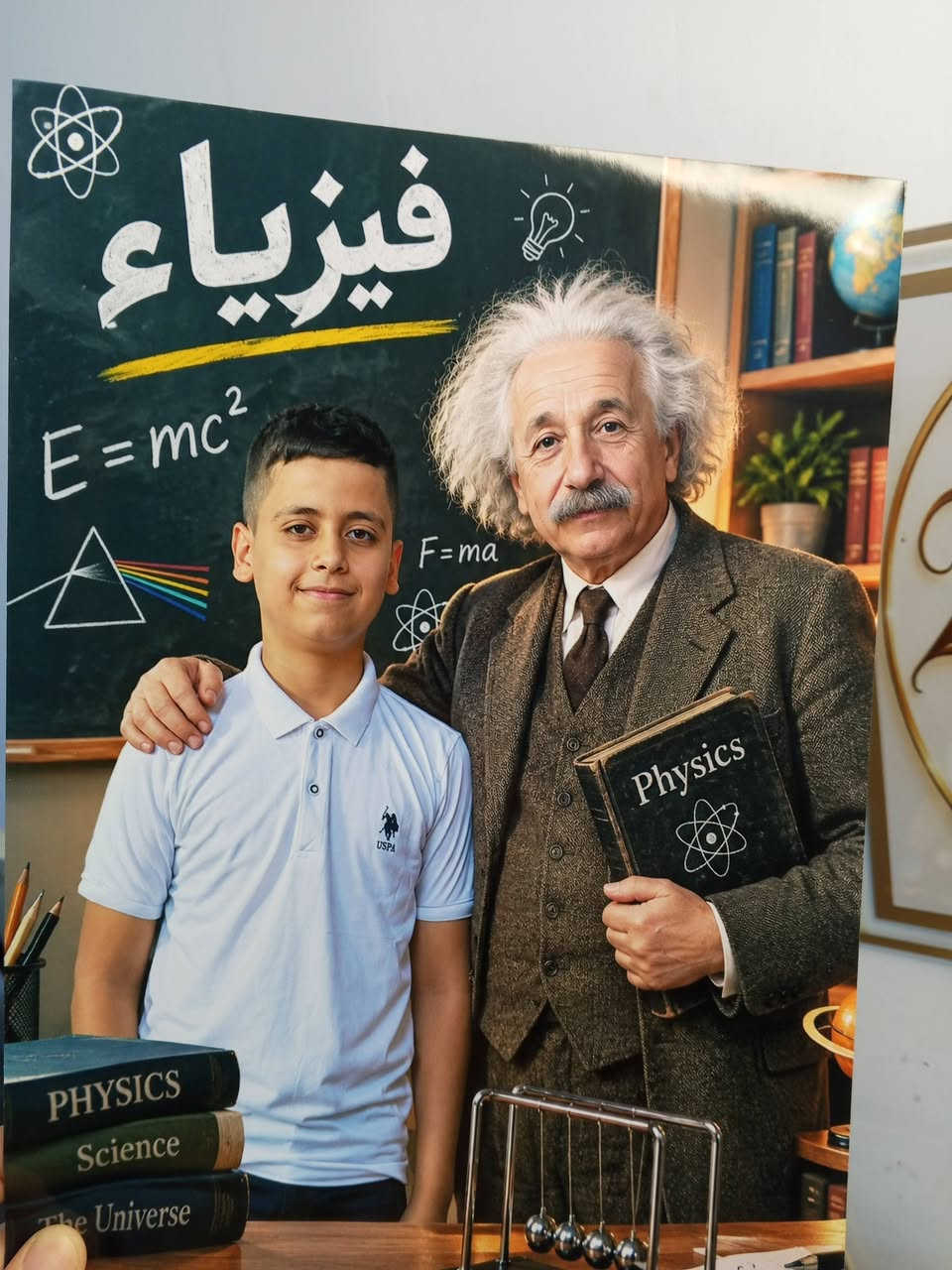 ورق لاصق • جلاد دفتر • تصميم صورة طفل