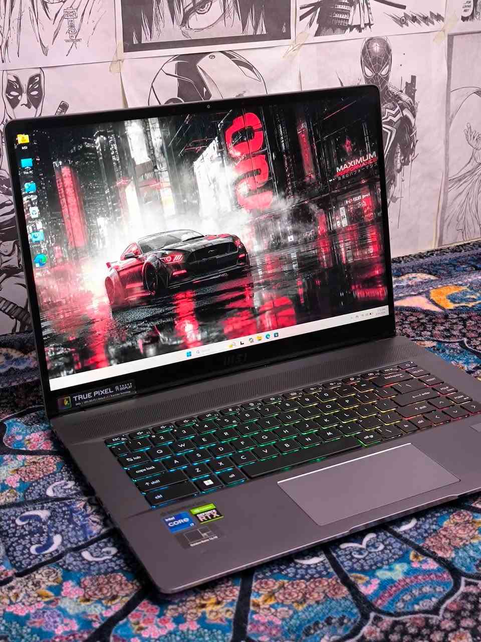 MSI  
المعالج: Intel Core i7-11800H (الجيل 11)

الشاشة: حجم 16 بوصة QHD+ (2560x1600) تردد 120Hz، أبعاد 16:10، تدعم اللمس (2K)

كرت الشاشة: NVIDIA RTX 3060 (6GB GDDR6)

الذاكرة (RAM): 32GB 

التخزين: 1TB SSD NVMe M.2  

كيبورد RGB اكثر من مليون لون

الموقع: بغداد

للتواصل (واتساب حصراً): ***********
