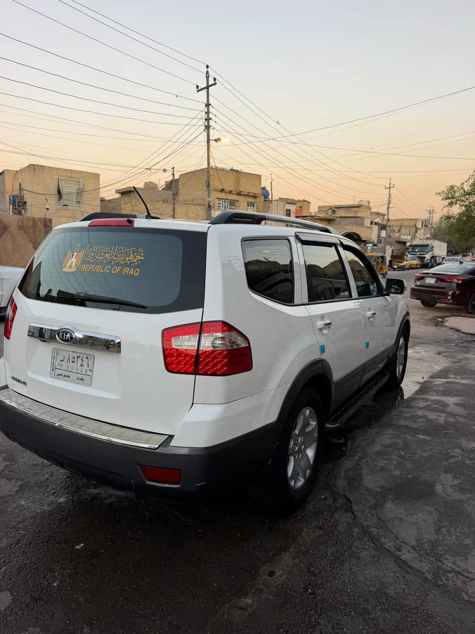 كيا مهافي للبيع موديل ٢٠١٤ خليجي محرك ٦ فول مواصفات ١/١ ٧ راكب سلايت روف تبريد تلث قطع كشنات جلد وكهرباء زراك لايت شاشة كامرا حساسات مري شفط فور ويل وبعد هواي مواصفات بيها سيارة جديدة وجاهزة محرك كير تبريد ثلج تخم تاير جديد سيارة كل نقص مابيها ماشيه ٩٤ الف سيارة بيها ثلاث قطع كلير وبيها سونار اثر اشخوط بدون دواخل رقم بغداد مشروع وطني سعرها ١٢٨ ورقه ومكان السيارة بغداد البلديات ***********
