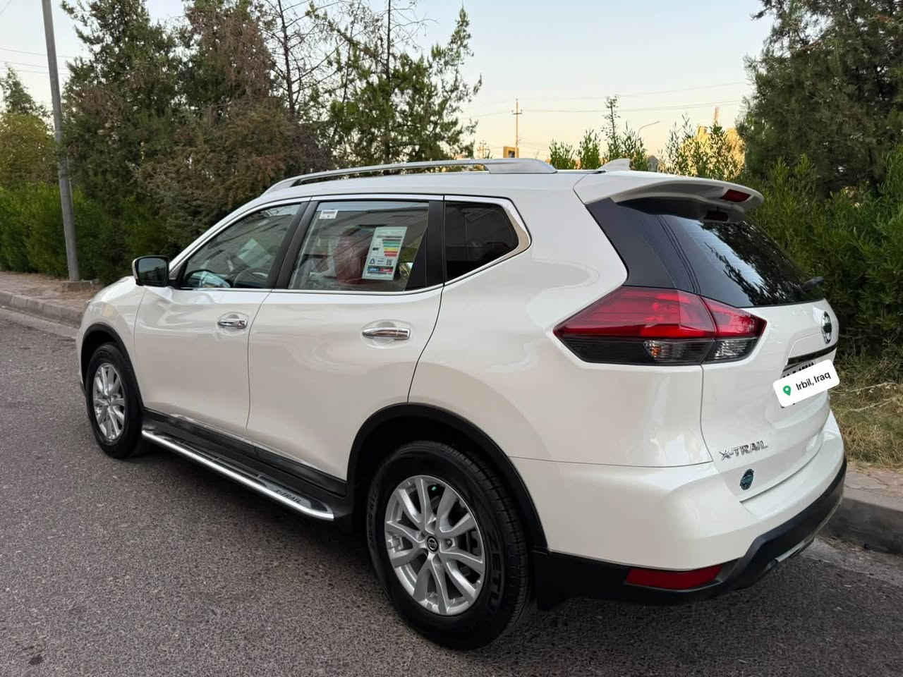 Nissan X trail 2021
نيسان اكس تريل 2021
مواصفات :
خليجية
٥ کامیرات
کشنات جلد 
لايت كهربائي
تبريد مركزي
تحديد سرعة 
7 راكب
مكينة 4سلندر حجم 2.5لتر
تايرات جديد و السبير منازل
ماشية69000
السيارة مكفولة كفالة عامة بدون صبغ بدون بارد
الرقم و السنوية جديدة
رقم اربيل الدولي
مكفولة من كير و محرك وكهربائيات
سعر (188$) ورقة و بيها مجال 
مكان السيارة اربيل ***********

نص مكتوب في الصور:
- Irbil, Iraq