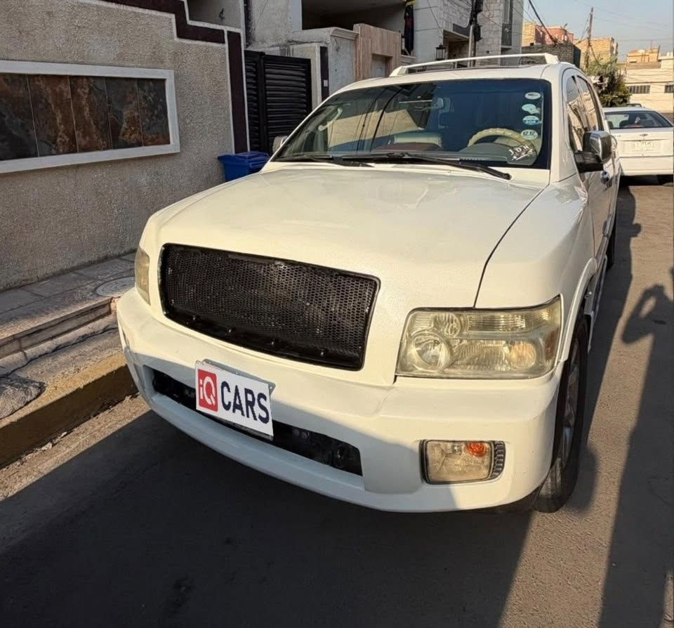 سلام عليكم انفينتي Q56 2007 للبيع ابيع حزام 7 راكب مقاعد جلد تبريد ثلج كلوبات زنون عالي ناصي رقمها سليمانية عليها غرامه 4 ورقات ينزل من سعرها سعر سياره 90 ورقه مكان سياره بغداد الاستفسار ***********
