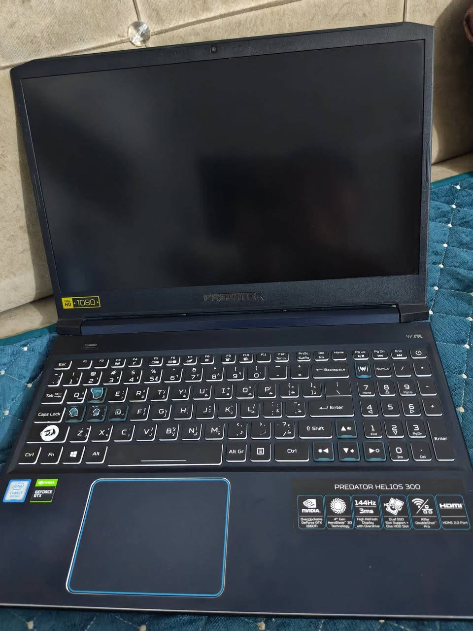 بريداتور • i7 جيل 9 • 1660Ti