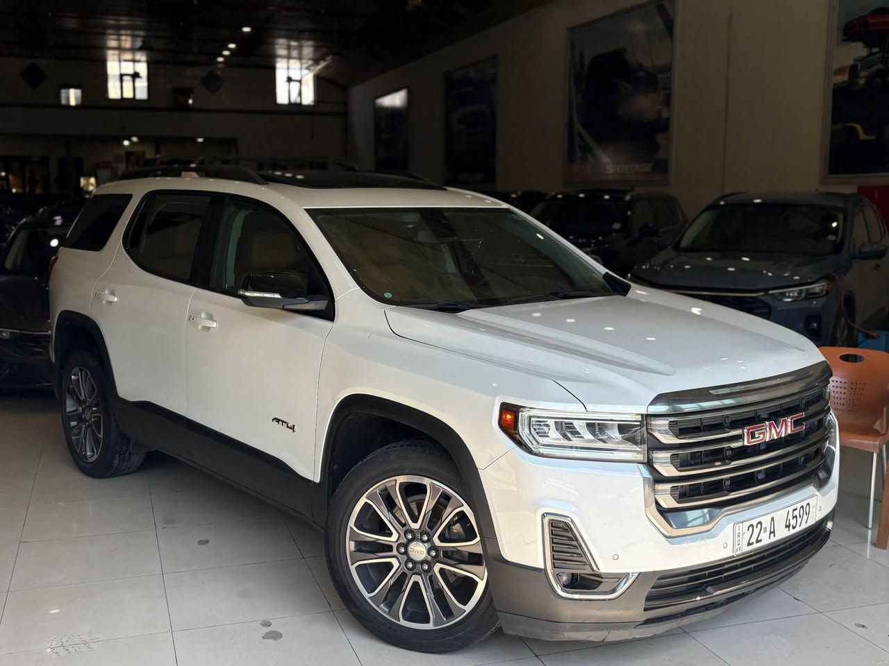 GMC Acadia 2020 AT4
فول مواصفات AT4
رقم أربيل
دبل اكسل
سلايت 
موديل ٢٠٢٠
٨٥،٠٠٠ مل
٢ سويج
بدون حادث
سعر ٢٢٨$ وبيها مجال
***********

نص مكتوب في الصور:
- BidCars