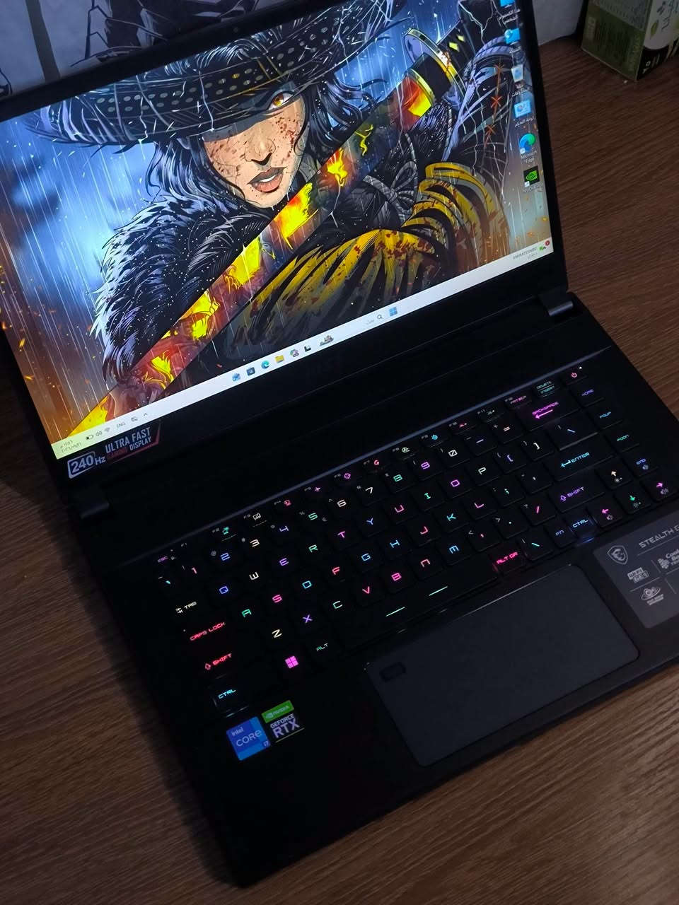 🔥 MSI Stealth GS66 🔥

⚡ المعالج: Intel® Core™ i7-12H 
⚡ الرام: 16GB DDR5
⚡ التخزين: 512GB NVMe SSD
🎮 كرت الشاشة: NVIDIA® GeForce RTX 3070 Ti 8GB GDDR6
🖥️ الشاشة: 15.6” FHD
⚡ معدل التحديث: 240Hz Ultra-Fast Gaming Display
⌨️ كيبورد: RGB Backlit Keyboard
موقعي بغداد 
للتواصل والاستفسار ( واتساب حصراً ) 
***********
