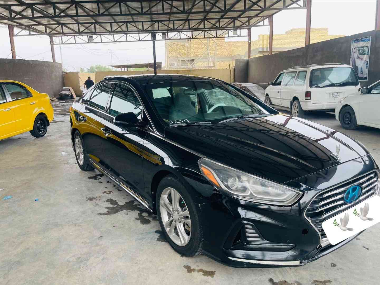 سوناتا 2018 أمريكي لبيع  لون اسود رقم سليمانية بسمي لسيارة فول موصفات راداد بلمري اشاير بلمري تبريد قطعتين شفتات ستيرن 3 انظمه لقيادة شاشة كبير كار بلاي حساسات بلدعامية فتحه لسيارة خير من الله بعد احله من الصورة حادث لسيارة قبق لجنطة مصلح نفسه لتواصل على الرقام التالي مكاني السماوة قضاء الرميثة 
***********. ***********

نص مكتوب في الصور:
- Hyundai Sonata 2018 Black 2.4L vin: 5NPE34AFXJH702323 Final bid: $7800 Auction: IAAI SOLD Lot number: 25025863 Date of sale: 31.07.2019 Year: 2018 VIN: 5NPE34AFXJH702323 Condition: Car Starts, Run And Drive Engine: 2.4L I4 FI DOHC 16V NF4 Mileage: 2031 mile (Actual) Seller: GEICO Insurance Documents: FL - Rebuildable Location: Orlando-North, FL Estimated Retail Value: $18819
- Hyundai Sonata 2018 Black 2.4L vin: 5NPE34AFXJH702323 Final bid: $7800 Auction: IAAI SOLD Lot number: 25025863 Date of sale: 31.07.2019 Year: 2018 VIN: 5NPE34AFXJH702323 Condition: Car Starts, Run And Drive Engine: 2.4L I4 FI DOHC 16V NF4 Mileage: 2031 mile (Actual) Seller: GEICO Insurance Documents: FL - Rebuildable Location: Orlando-North, FL en.bidfax.info Estimated Retail Value: $18819