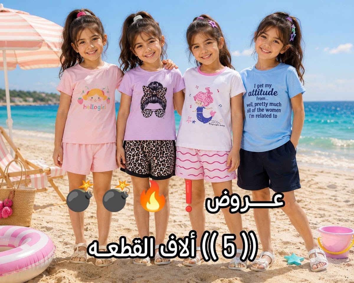 عـــــــــــــروض❗🔥💣💣
 (( 5 )) ألاف القطعـــــه 
- خامات مختلفه /قطنيه /فانيل /ليكرا 
"قياسات من عمر سنه الى عمر 10 سنه 
- توصيل لجميع محافظات للعراق
للحجز راسل الصفحة او واتساب ***********
